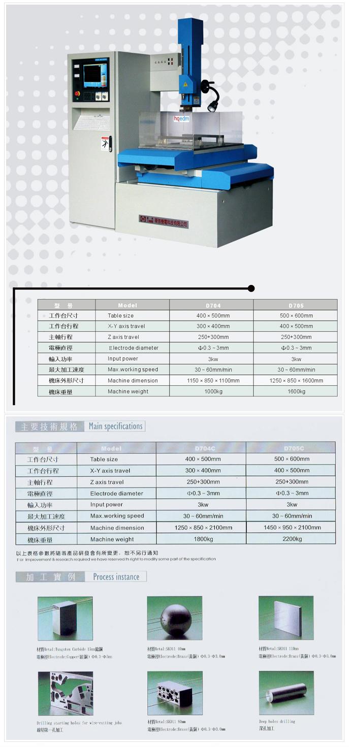 华强数控细孔放电加工机